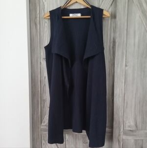 ONLY Brand Navy Waterfall Vest L